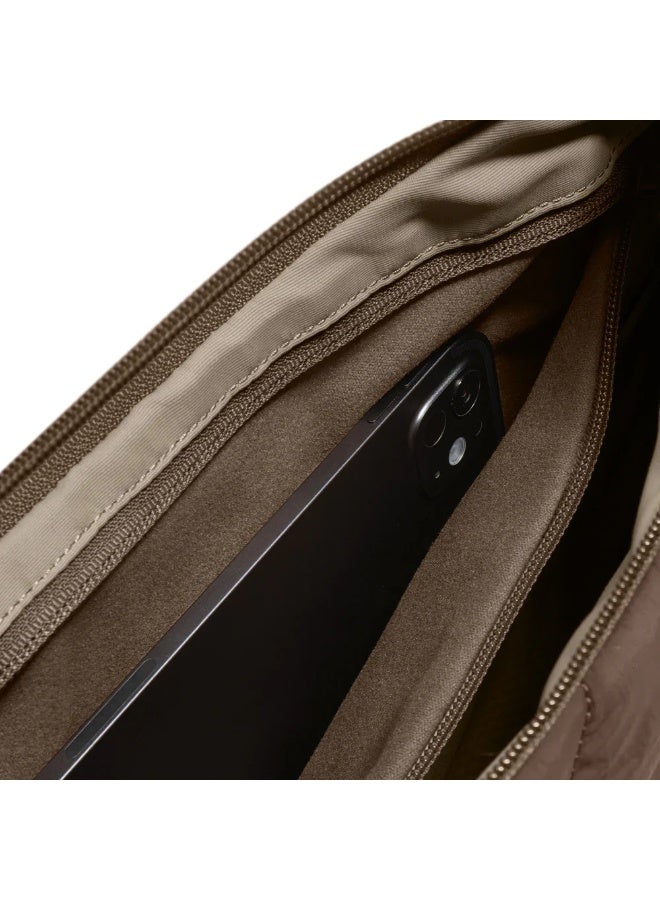 Tomtoc Terra-T34 Eco-Friendly Quilted Crossbody Bag 9L (11-Inch) – Lightweight Unisex Shoulder Sling Bag, Recycled Nylon, Adjustable Strap, YKK Zipper, Multi-Pocket Casual Travel Bag - Image 3